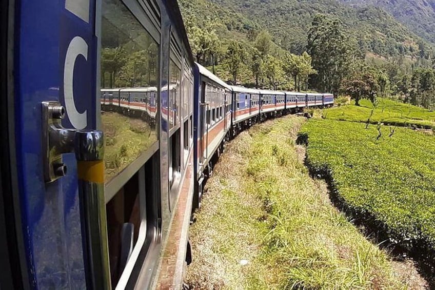 Colombo to Ella train ride on (Train No: 1001 "Denuwara Menike")