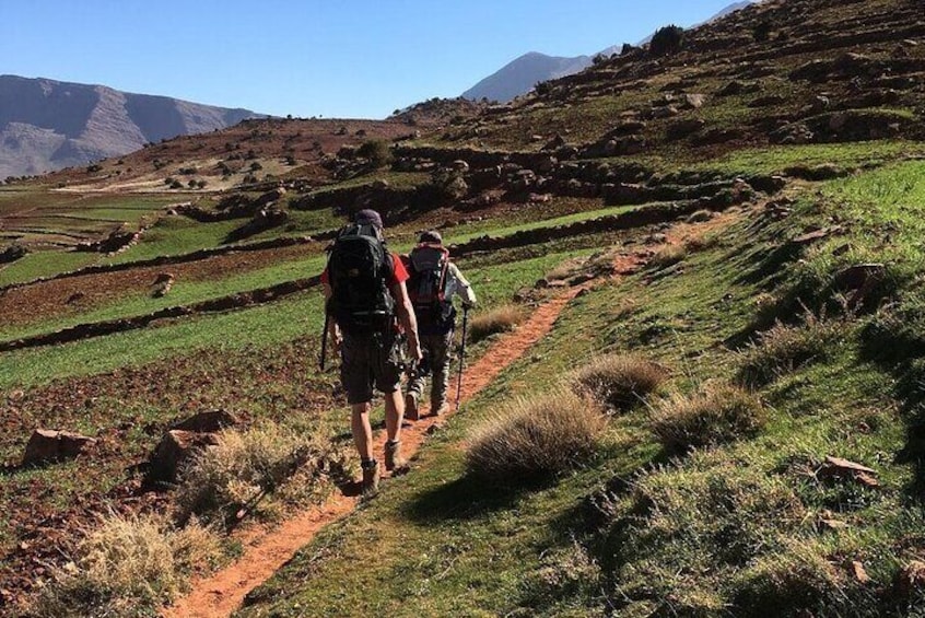 Trekking in Morocco 4 days trek descover Atlas Mountains peaks From Marrakech
