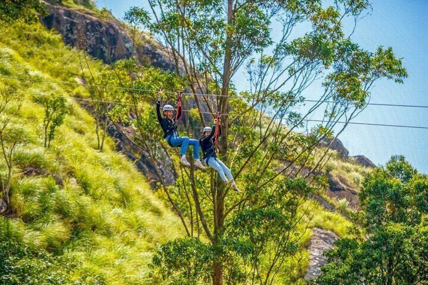 Zip-lining from Ella