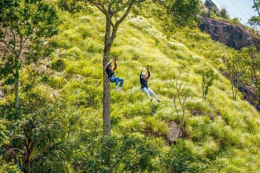 Zip-lining in Ella