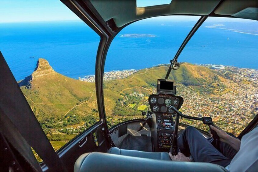Private Helicopter Transfer from Spetses to Santorini