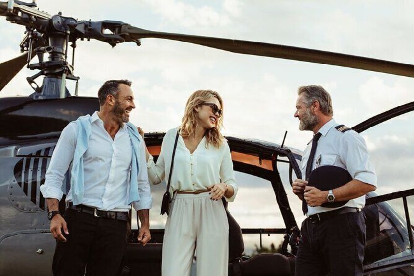 Spetses to Mykonos Helicopter Flight