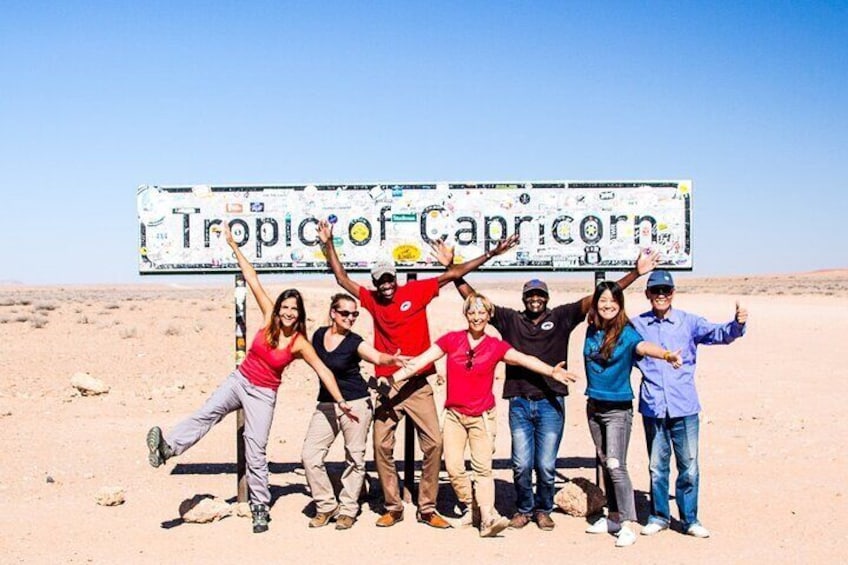 Enjoy a photo op at the Tropic of Capricorn