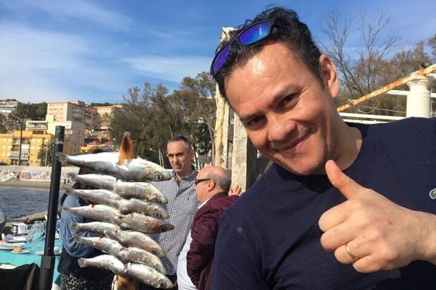 Sardines On Skewers Cooking Class in Malaga