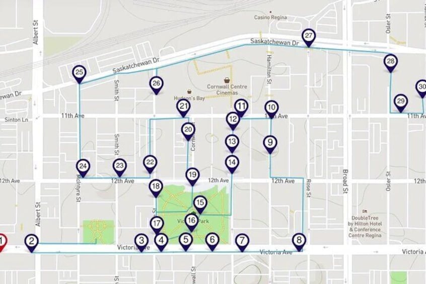 Discover Downtown Regina: a Smartphone Audio Walking Tour