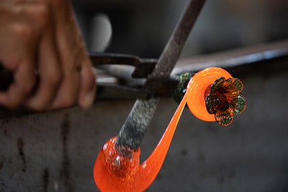 Private Murano Tour & Glass Blowing Demo with Hotel Pick-up