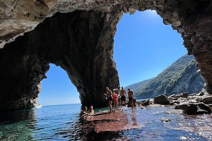 Pelion Boat Trip to "Poseidon's Caves"