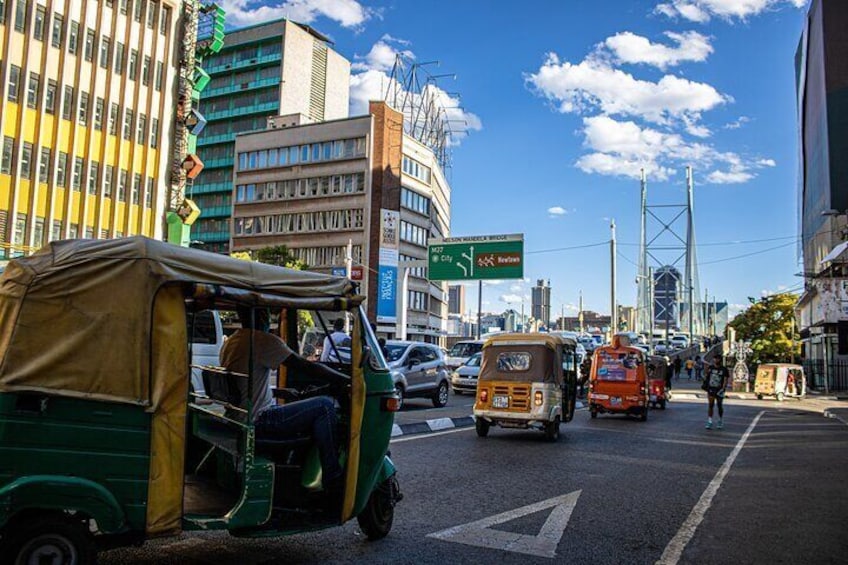 Full Day Or Half Day Johannesburg Inner City Bike or Tuk Tuk Tour 