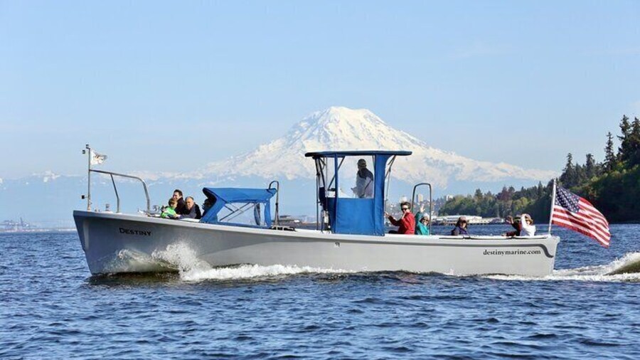 2 Hour Guided Boat Tour in Gig Harbor and Narrows Bridges