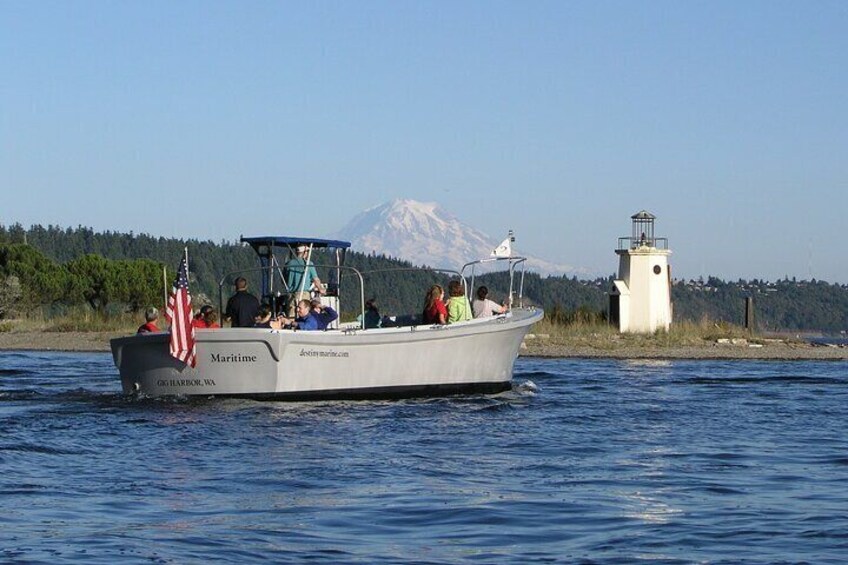 2 Hour Guided Boat Tour in Gig Harbor and Narrows Bridges