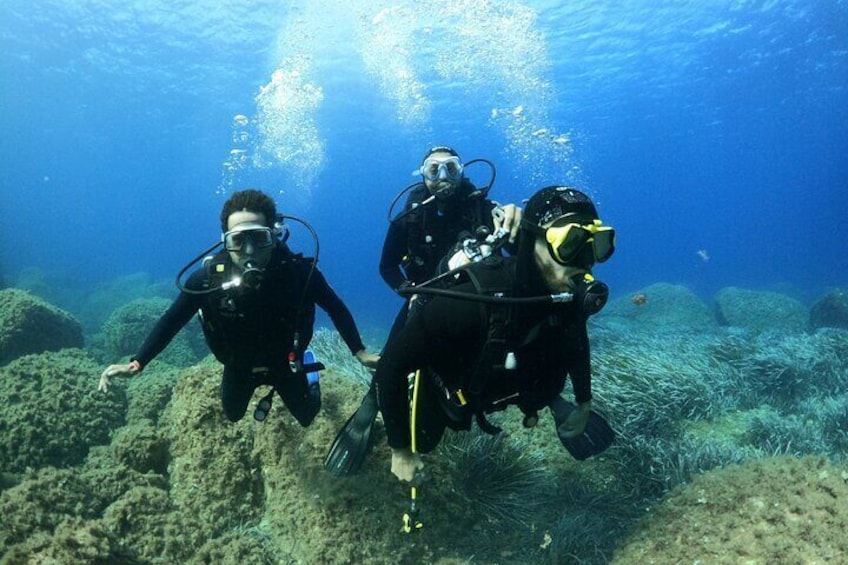 Baptism of diving (Try Scuba) in the Marine Protected Area of Capo Carbonara