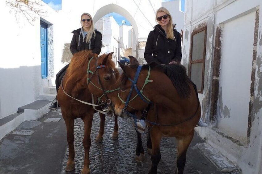 Horse Riding--Explore secret Thera