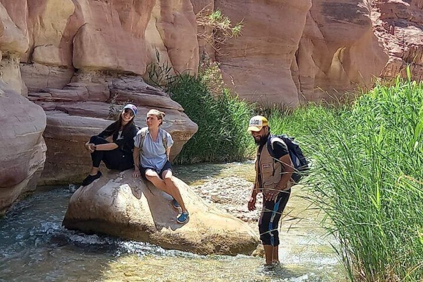 Wadi al Hasa Hiking Tour with locals