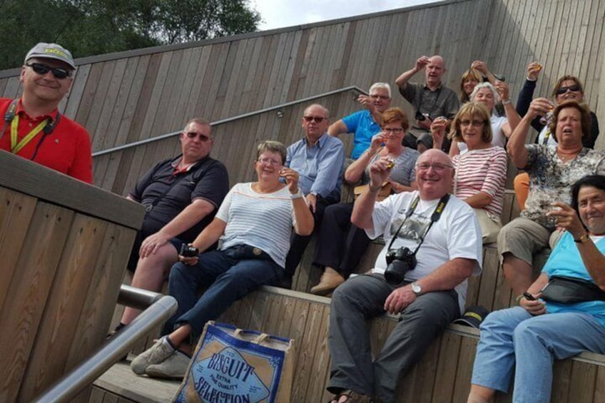 Our guests at the Loch Lomond Inveruglas Viewpoint.