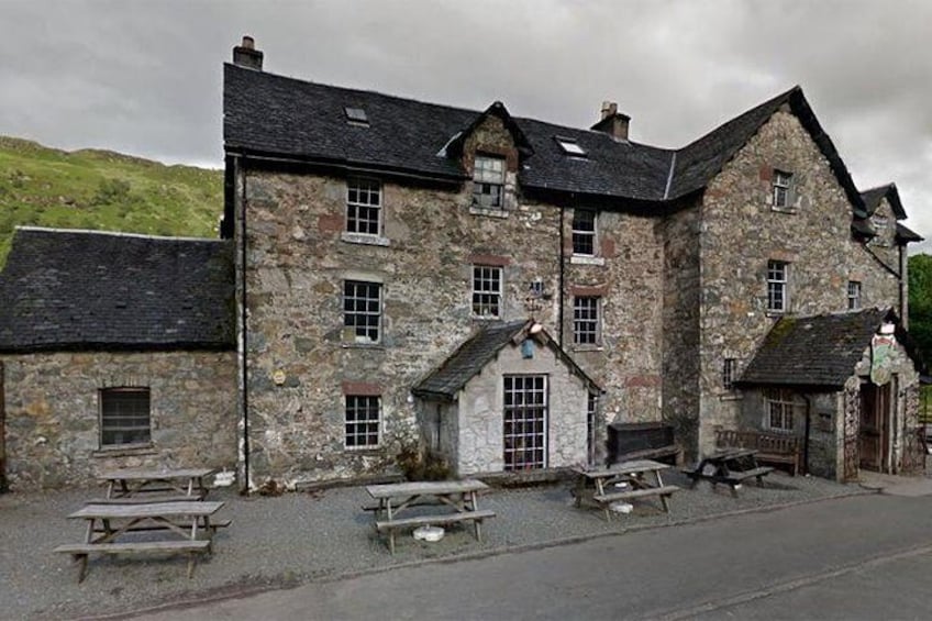 Outside the Drovers Inn