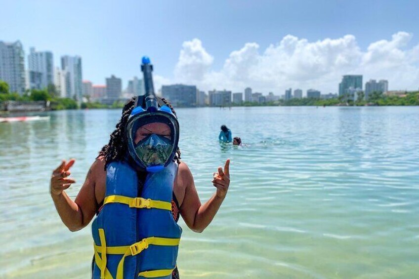 Snorkeling Tour & Gear Rental at Condado Lagoon