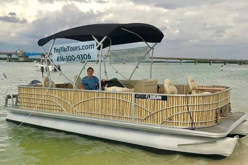Half-Day Private Tiki Boat Beach Tour from Fort Myers