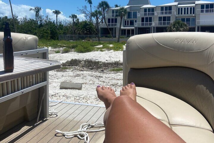 Half-Day Private Tiki Boat Beach Tour from Fort Myers