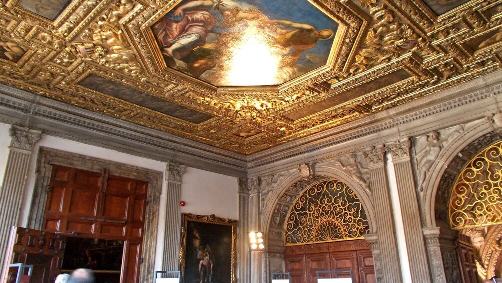 Interior detail of Doge's Palace.