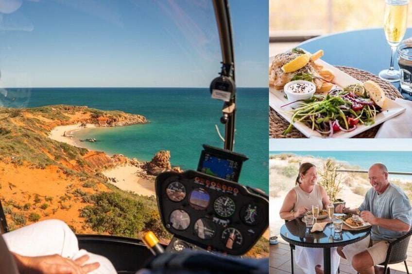 Half-Day Helicopter Experience: Lunch at Eco Beach from Broome