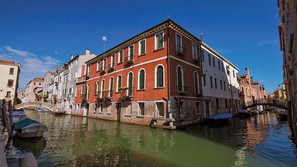 buildings along canal in venice