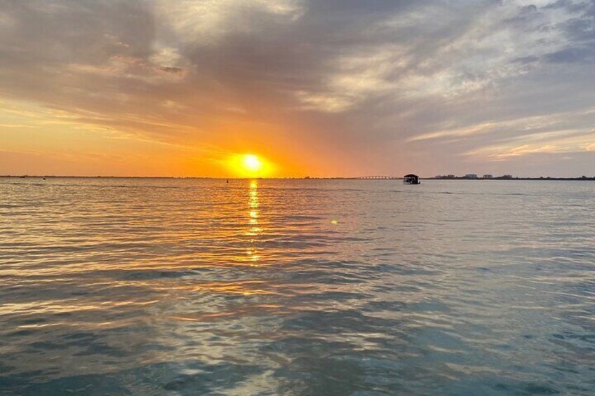 Sunset and Dolphin Cruise around Fort Myers Beach