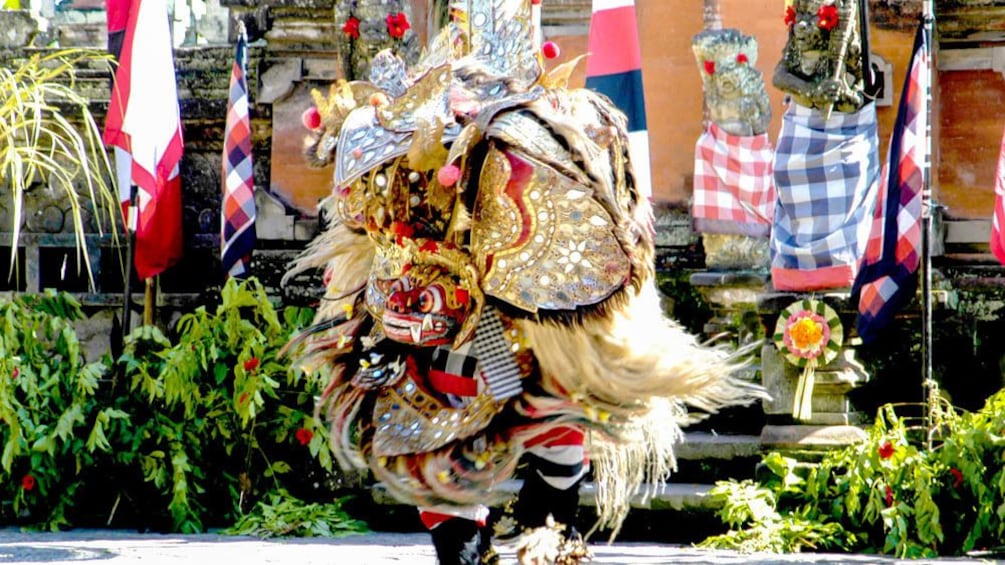 Show item 1 of 8. Close up of traditional Bali art.