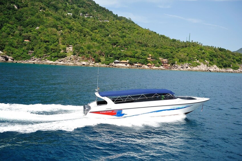 Koh Samui to Koh Phangan post COVID19 Transfer by Lomlahk Khirin Speedboat