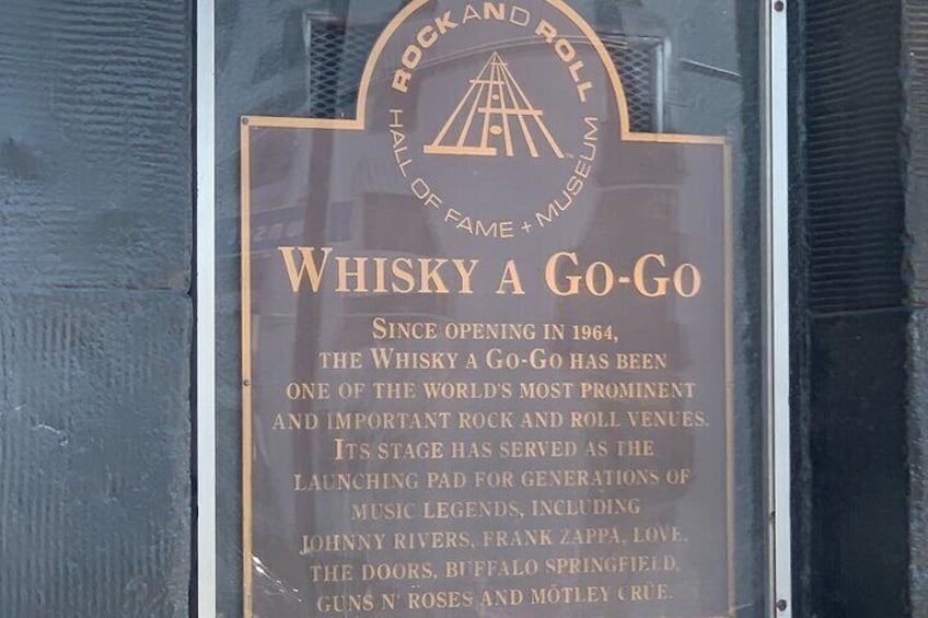 Whisky a Go-Go, rthe most iconic venue on the strip!