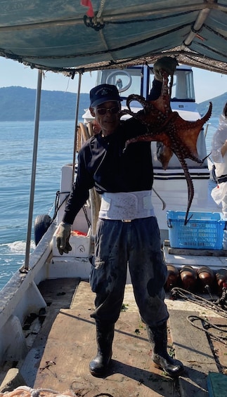 Show item 1 of 8. Octopus Pot Takotsubo Fishing and Inland Sea Cruising with L