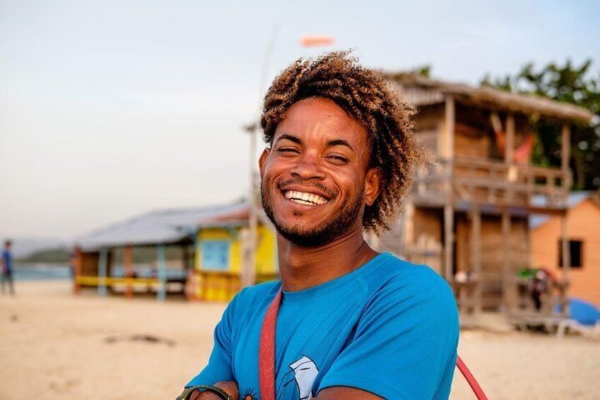 Miky is our senior IKO certified kitesurfing instructor in our school- Kite Buen Hombre, Monte Cristi and Cabarete, Dominican Republic