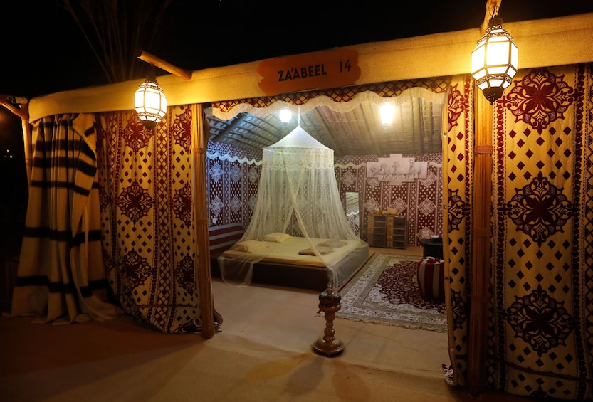 Dubai: Overnight Desert Safari, Camel Ride, BBQ & Stargazing at Al Khayma