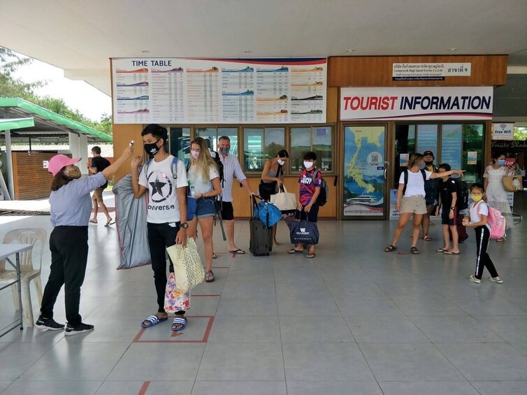 Show item 3 of 7. Surat Thani Tapi Pier to Koh Samui post COVID-19 Transfer by Speedboat