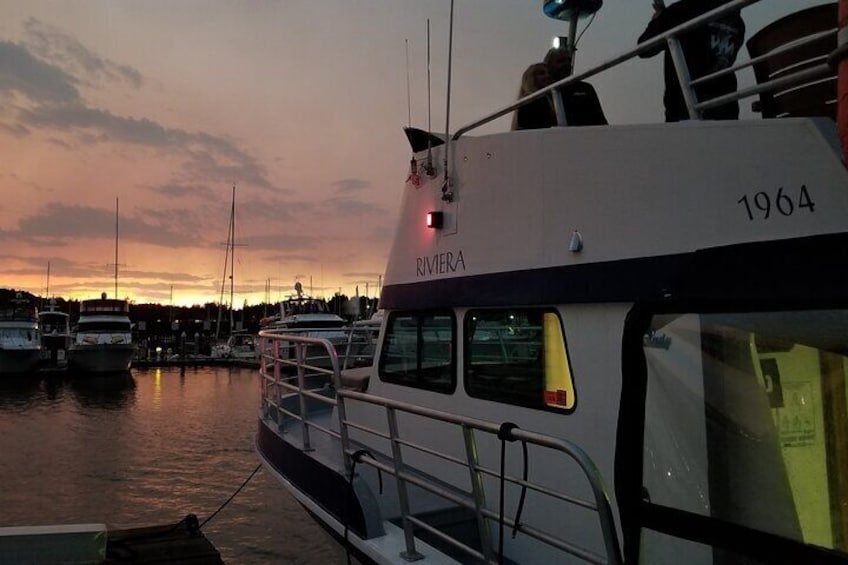 Shared Fall Colors Sunset Cruise from Gig Harbor