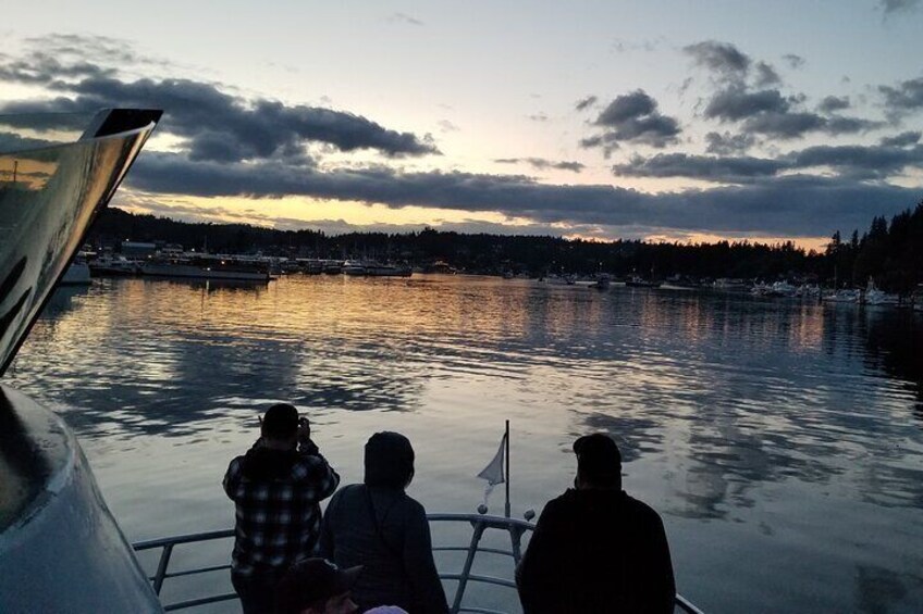 Shared Fall Colors Sunset Cruise from Gig Harbor