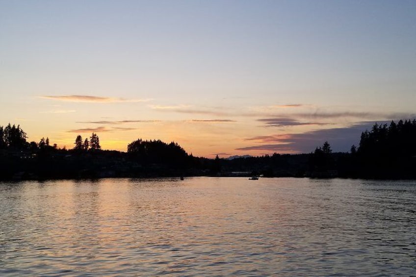 Shared Fall Colors Sunset Cruise from Gig Harbor