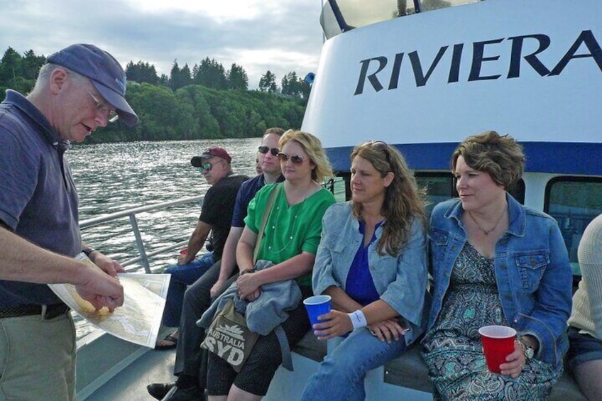 Shared Fall Colors Sunset Cruise from Gig Harbor