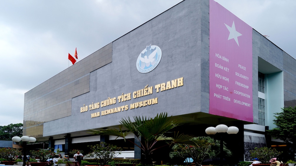 Front of the War Remnants Museum in Ho Chi Minh City