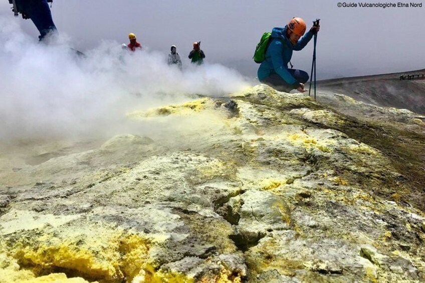 Touching the sulfur 