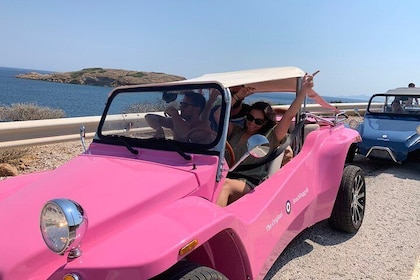 Buggy Tour in Ancient Ruins and Temples around Athens-SOUNIO Poseidon Templ...