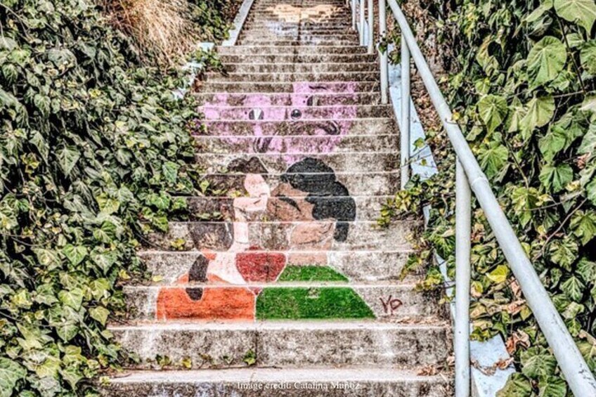 Silver Lake's Hidden Painted Stairways: Private Walking Tour