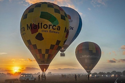 Privat eksklusiv ballonoplevelse for 4 over Mallorca