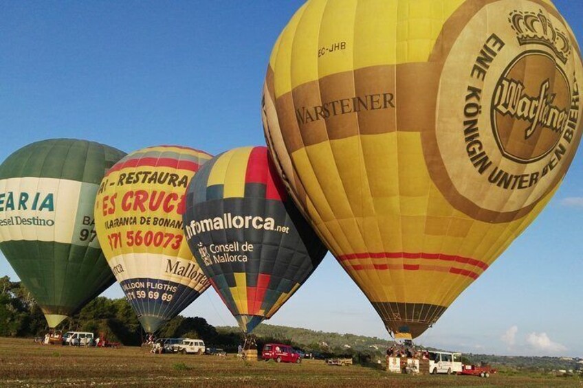 Private Exclusive Ballooning Experience for 4 over Mallorca