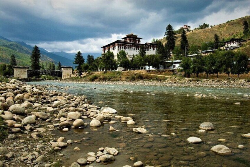 The view of Paro Dzong