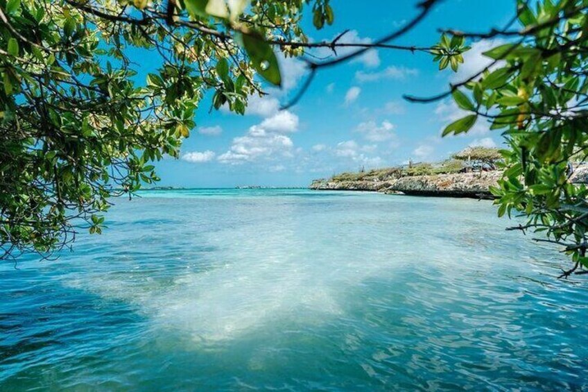 The view at a Mangel Halto cove where you will have some swimming time