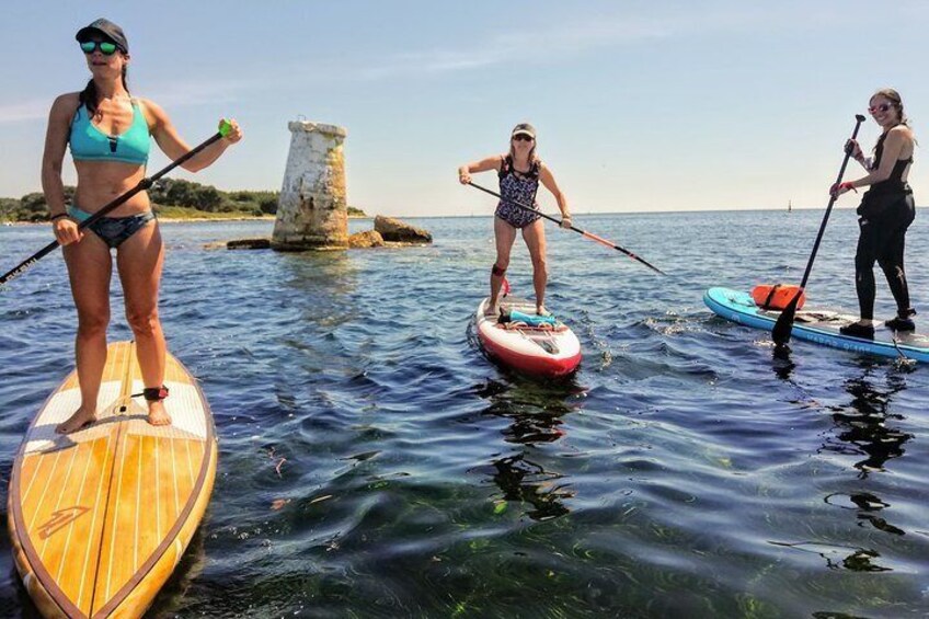 Stand-Up Paddle on Sea in Nice with Guide