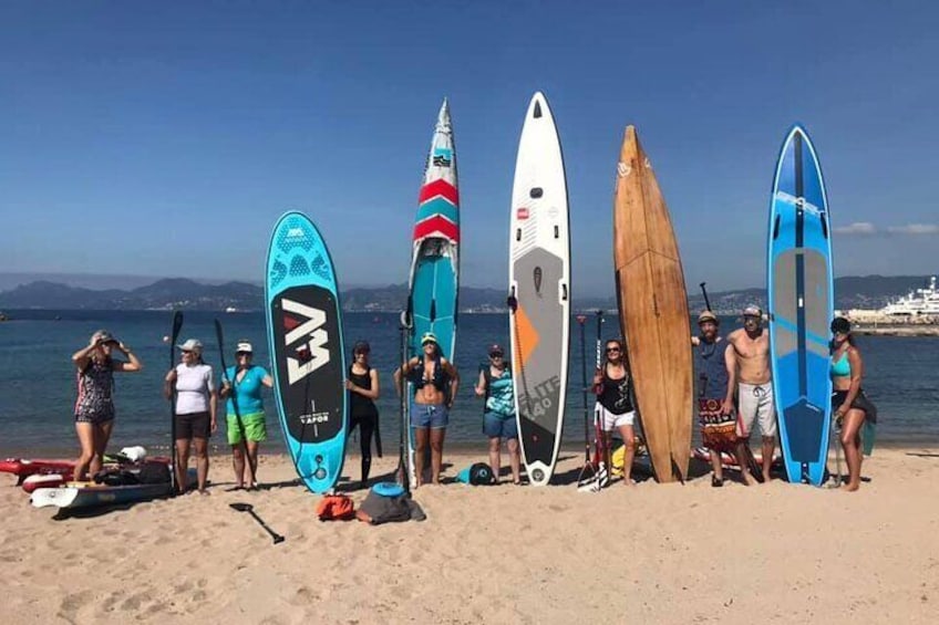 Stand-Up Paddle on Sea in Nice with Guide