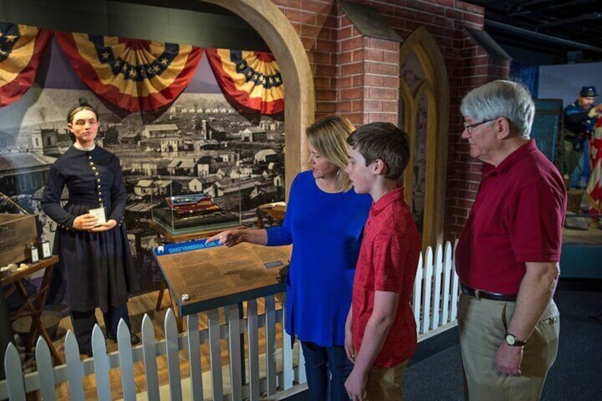 Explore the exhibit honoring, Dr. Mary Walker, the first and only woman to have been awarded our nation's highest honor at the National Medal of Honor Heritage Center.