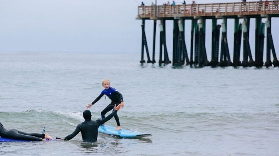 catching that first wave on your own!