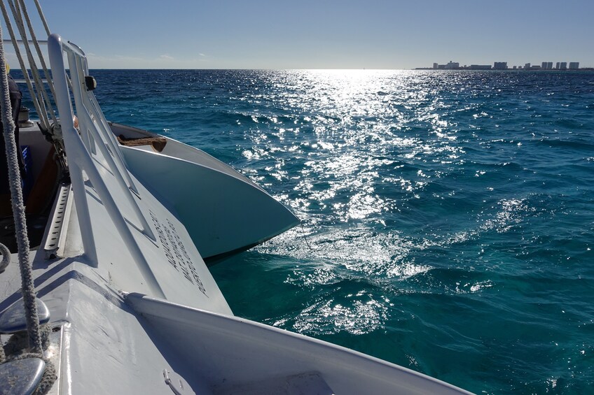 Catamaran Pleasures Sailing Away to Isla Mujeres